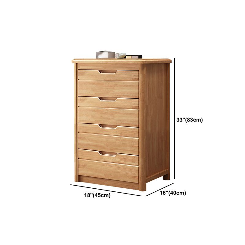 Walnut Modern & Contemporary Accent Chest Square Chest with Drawer