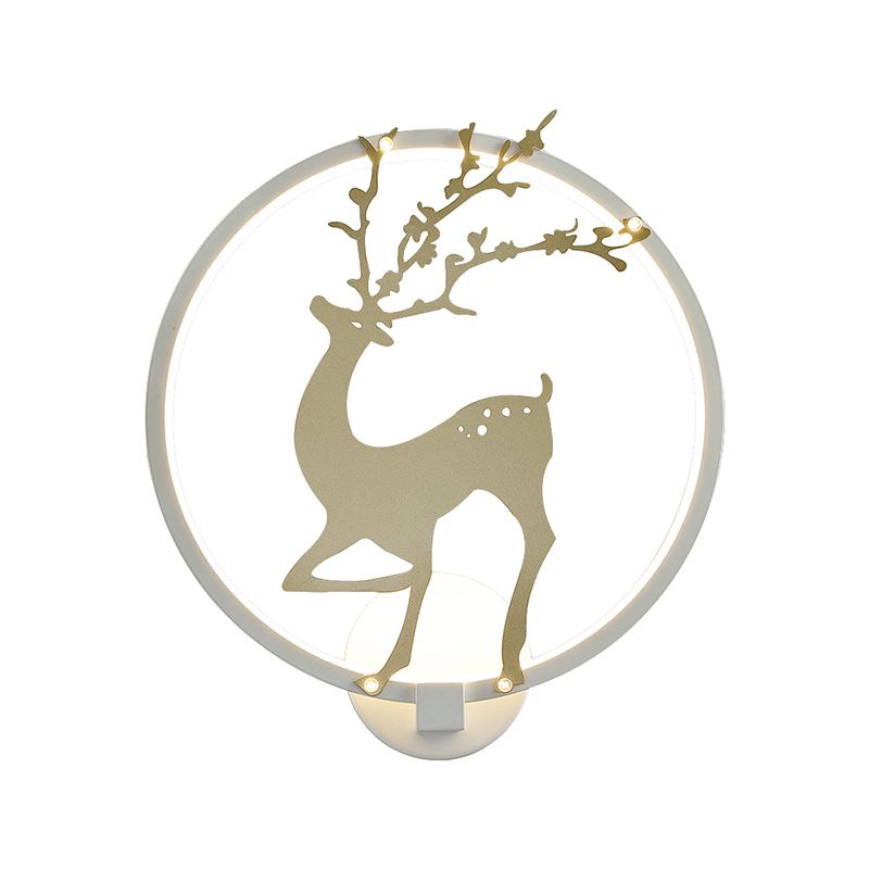 Idées d'éclairage de montage mural LED Murd LED Moup LED Black / Blanc Contemporain Black / White