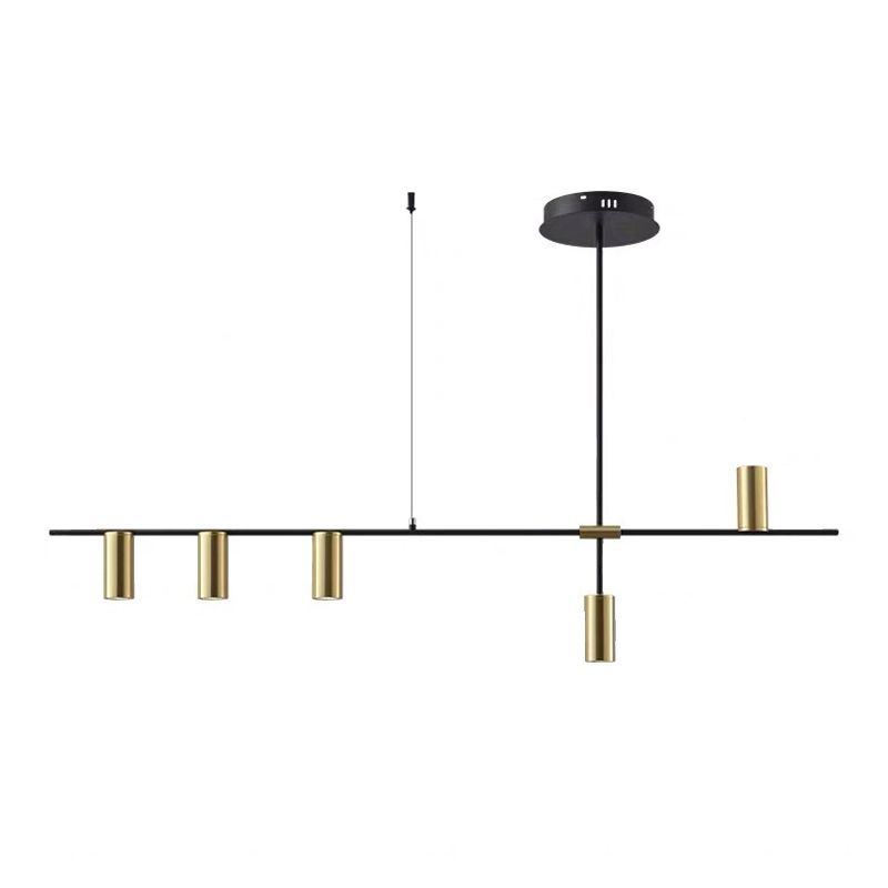 Modern Geometric Island Pendant Lights Metal Multiple-Light Island Pendant Lights
