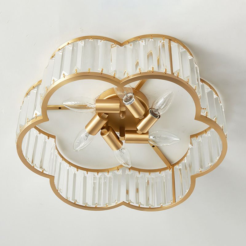 Accesorios de luz de techo de cristal minimalistas de iluminación de techo de cristal para Hallway