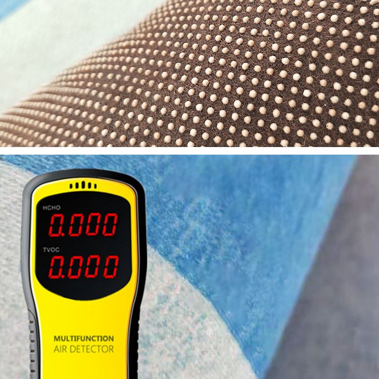 Einfache Farbe gemischter moderner Teppich Polyester Dreieck Muster Fläche Teppich nicht rutschfest