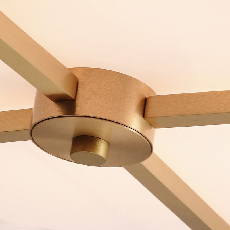 White Drum Semi Flush Mount Classic Fabric 4 Lights Living Room Ceiling Light Fixture with Iron Frame