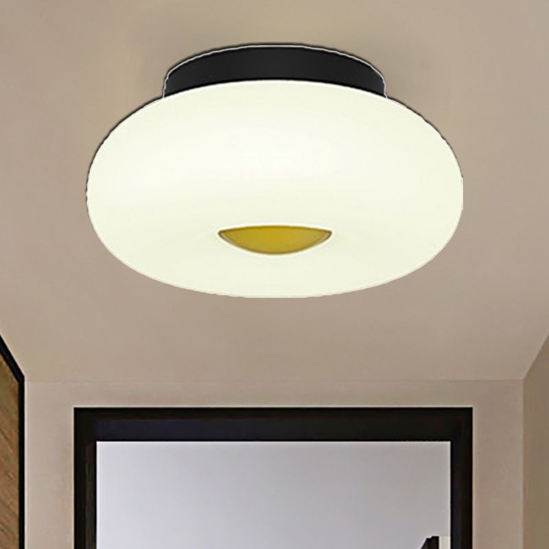 Lumo del soffitto semi -filo circolare bianco 1/3/5 teste lampada a soffitto acrilico contemporanea per soggiorno