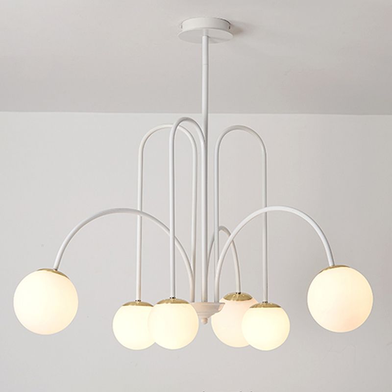 Candelier de la sala de estar molecular Cobriz Cobertura Ligera Ligera Nórdica Fixtura de iluminación