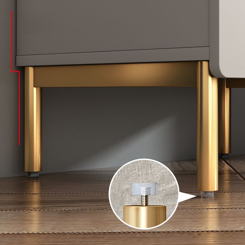 15.6-inch Width Storage Chest Dresser Glam Storage Chest with 3 Drawers