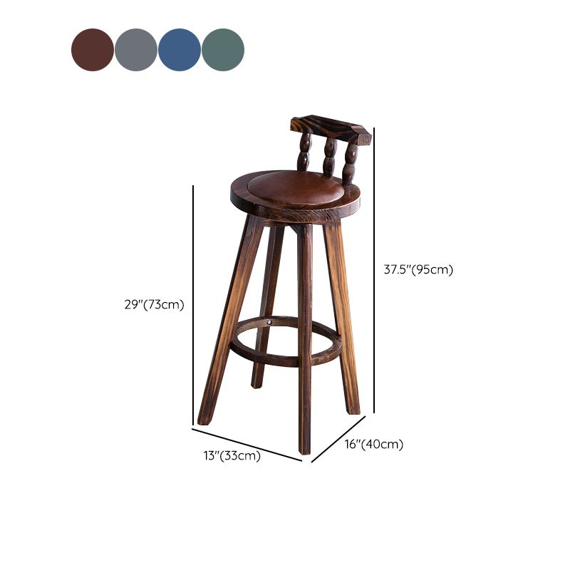 Solid Wood Pub Dining Set Contemporary 1/2/3 Pieces Table and Stool Set