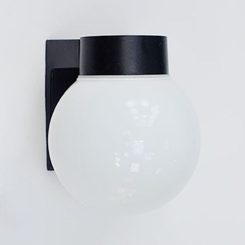 Kugelform Glaswand Licht moderner Stil 1 Leicht Wandmontaged Beleuchtung