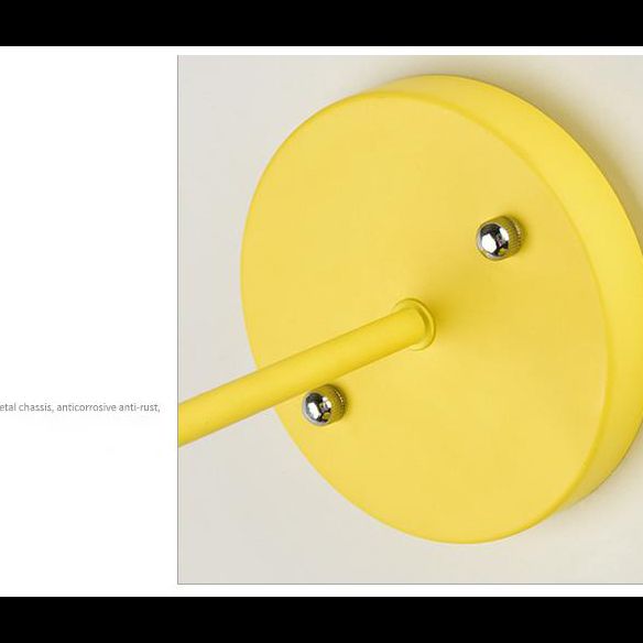 Macaron Cone Wall Sconce Lights Metallic Wall Sconce Lighting for Living Room