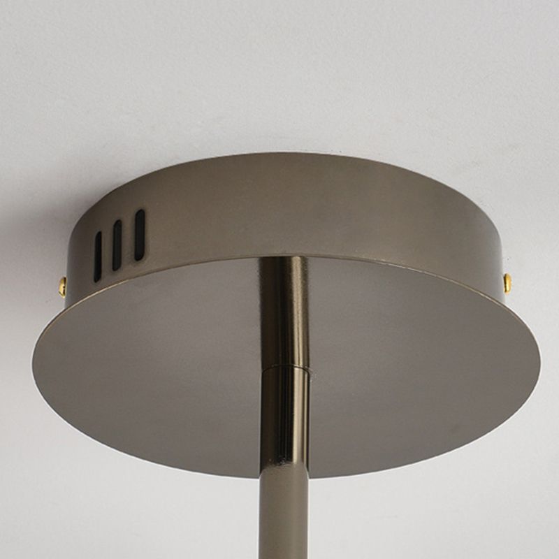 Conical Chandelier Postmodern Acrylic Gold Suspension Light for Living Room