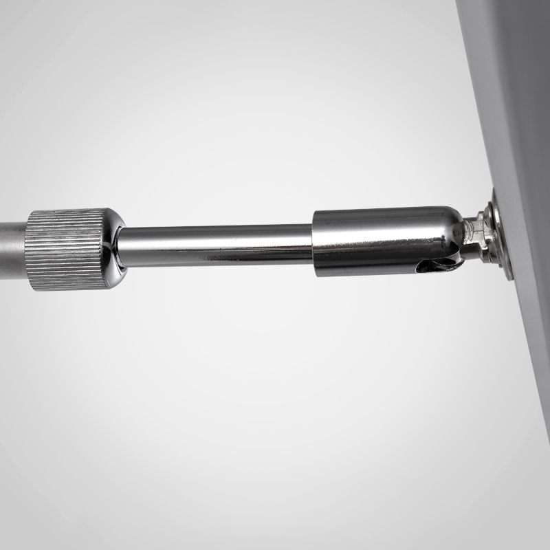 Stainless-Steel LED Wall Light in Modern Concise Style Aluminium Extendable Wall Sconce with Plastic Shade