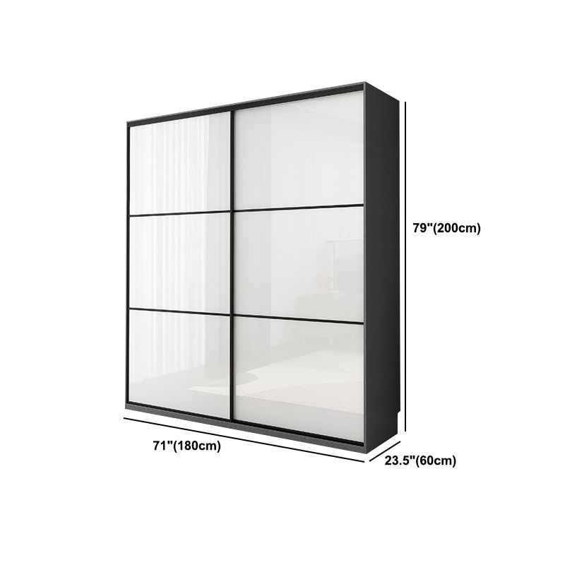 Sliding Engineered Wood Wardrobe Closet Modern Wardrobe Armoire