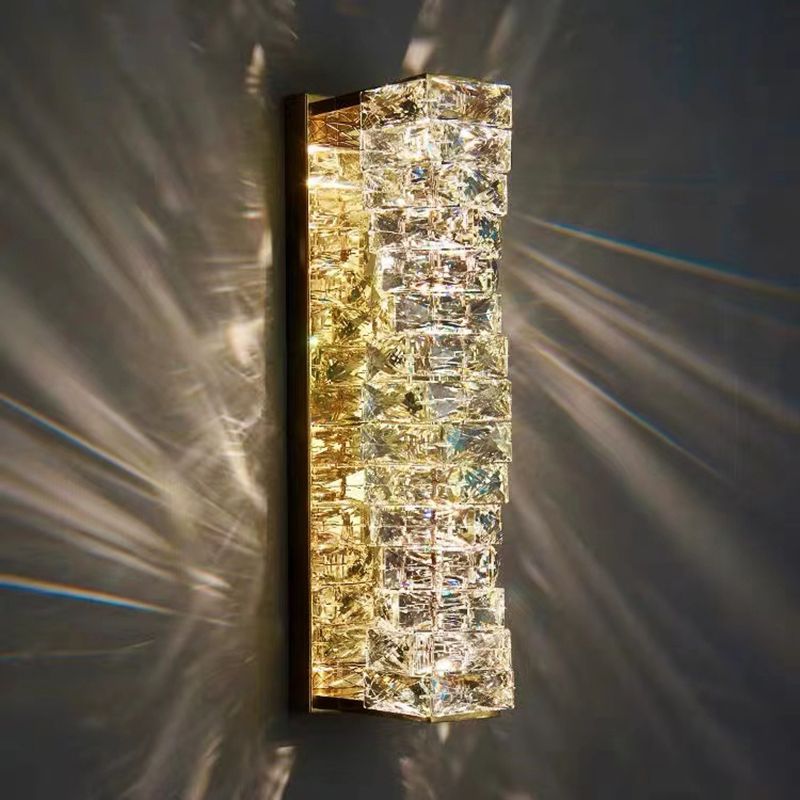 Ligera de pared de cristal de estilo de pared de tira múltiple de luz para el comedor para comedor