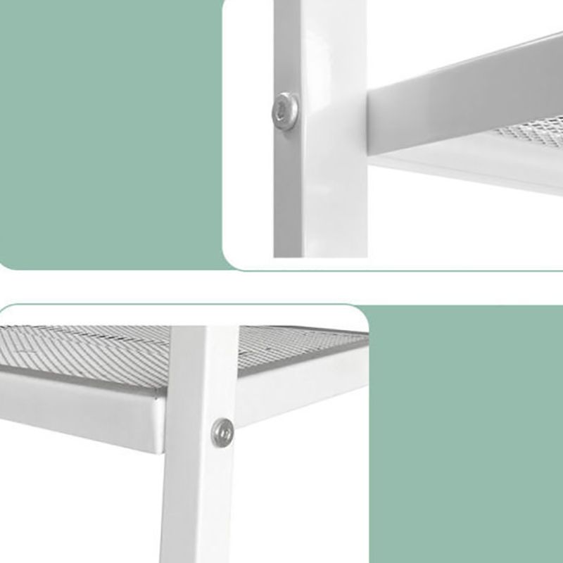 Contemporary Open Bookcase Metal Ladder Bookshelf for Kitchen