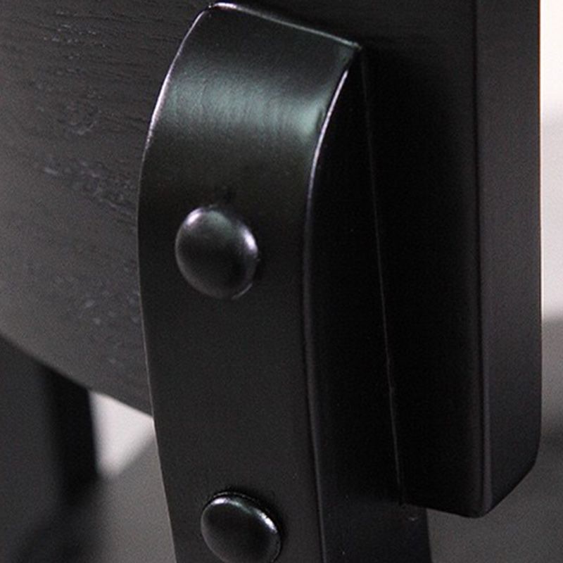 Industrial Style Dining Chair Solid Wood Open Back Armless chair