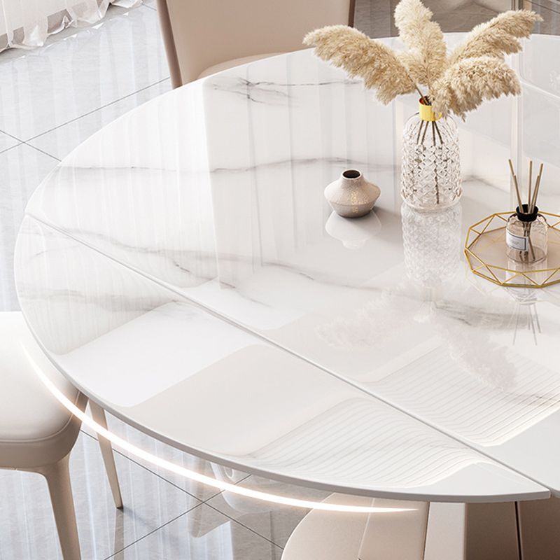 Contemporary 1/2/5/7 Pieces Dining Set Sintered Stone Dining Room Set for Small Space