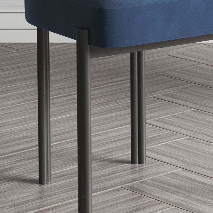 Les chaises en métal de style de Glam placent les chaises latérales arrière ouvertes de cuisine de salle à manger