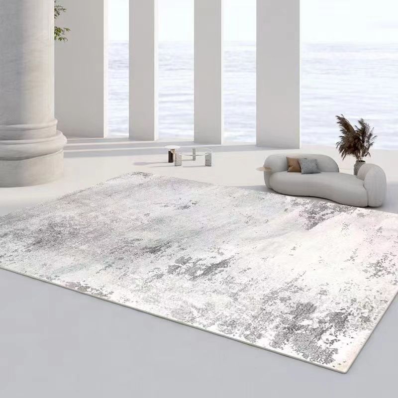 Brown Graphic Rug Polyester Casual Rug Non-Slip Backing Rug for Drawing Room