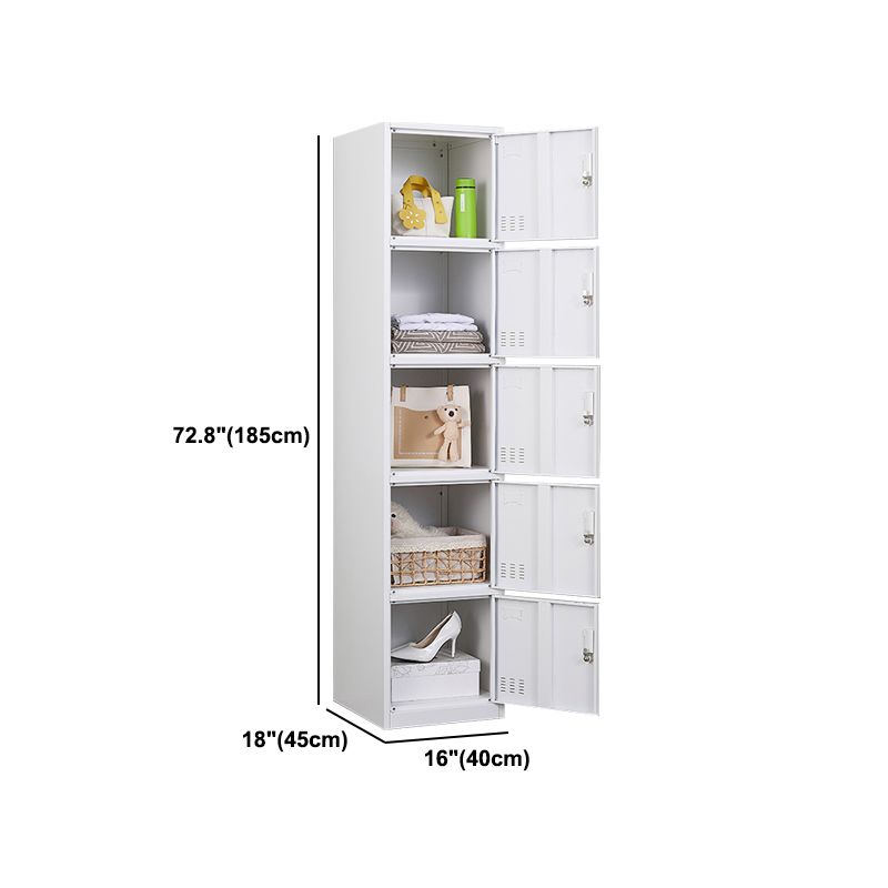Contemporary Hinged Wardrobe Closet Metal Wardrobe Cabinet for Home