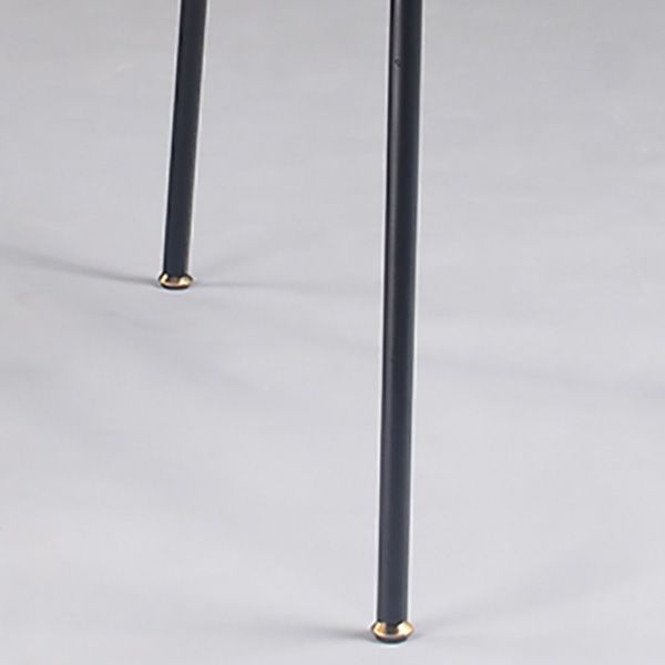 Kitchen Upholstered Side Chair Glam Style Parsons Armless Chair