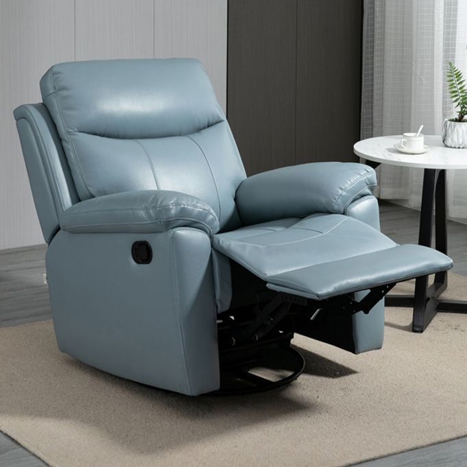 Swivel Rocker Recliner Extended Footrest Recliner Chair with Ottoman