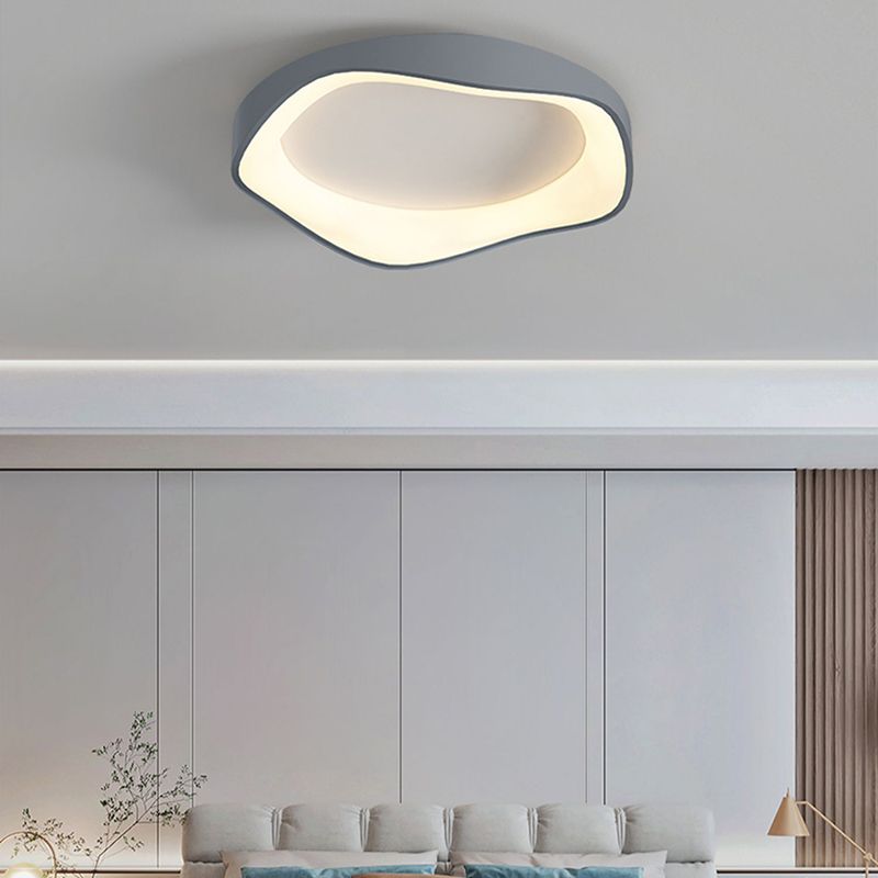 LED Modern Metal Flush Mount Linear Shape Ceiling Light with Acrylic Shade for Passage