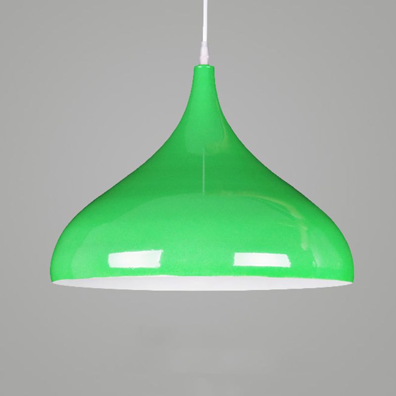 Macaron Matel Hanging Light, Nordic 1-Light Pendant Lighting for Living Room