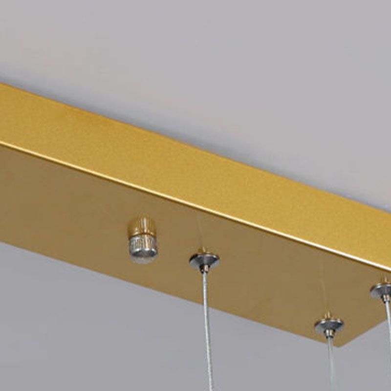 Postmodern Circles LED Island Light Acrylic Dining Room Pendant Light Fixture