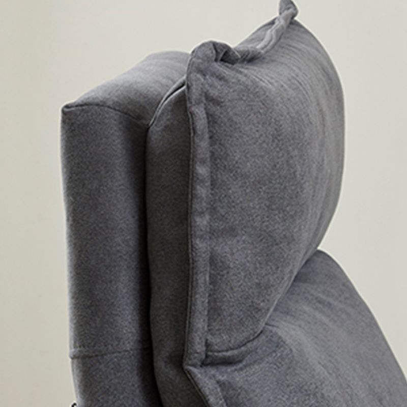 30.11" Wide Velvet Convertible Chair Armless Chair with Removable Cushions