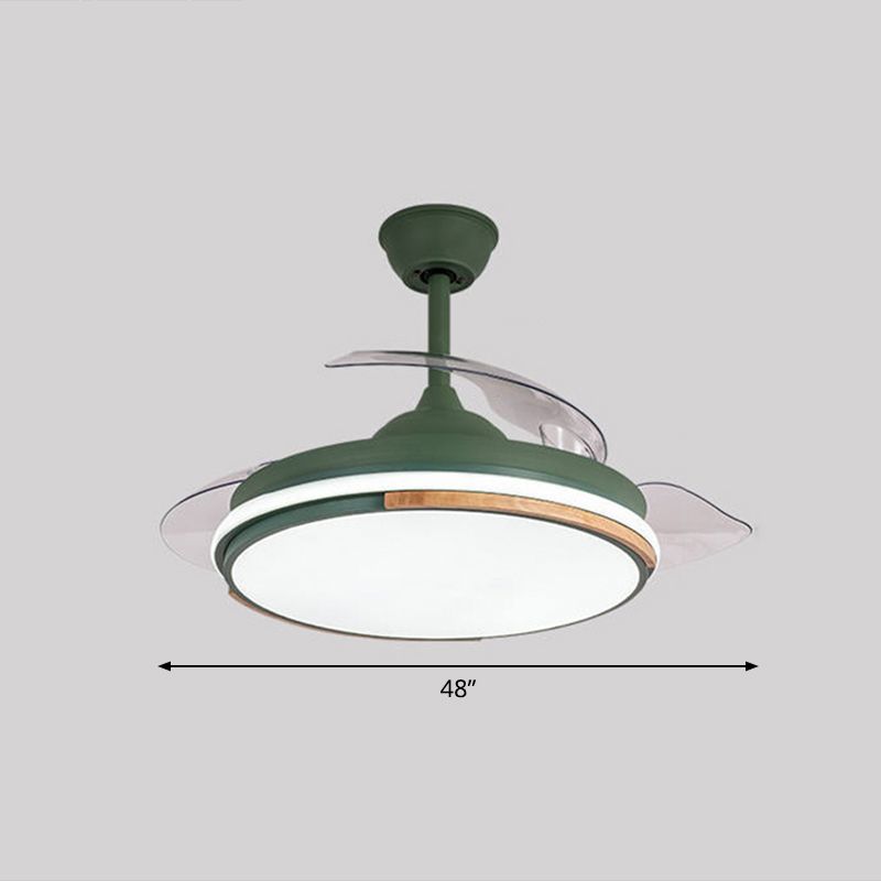 Nordic 3 Blades LED LEDLING LIGHTING RODDE RODDE REMITO DE CONTROL REMOTO