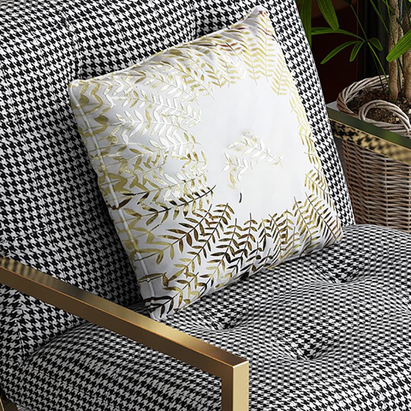 Tufted Cushions Lounge Chair Arms Included Reclining Chair with Pillow