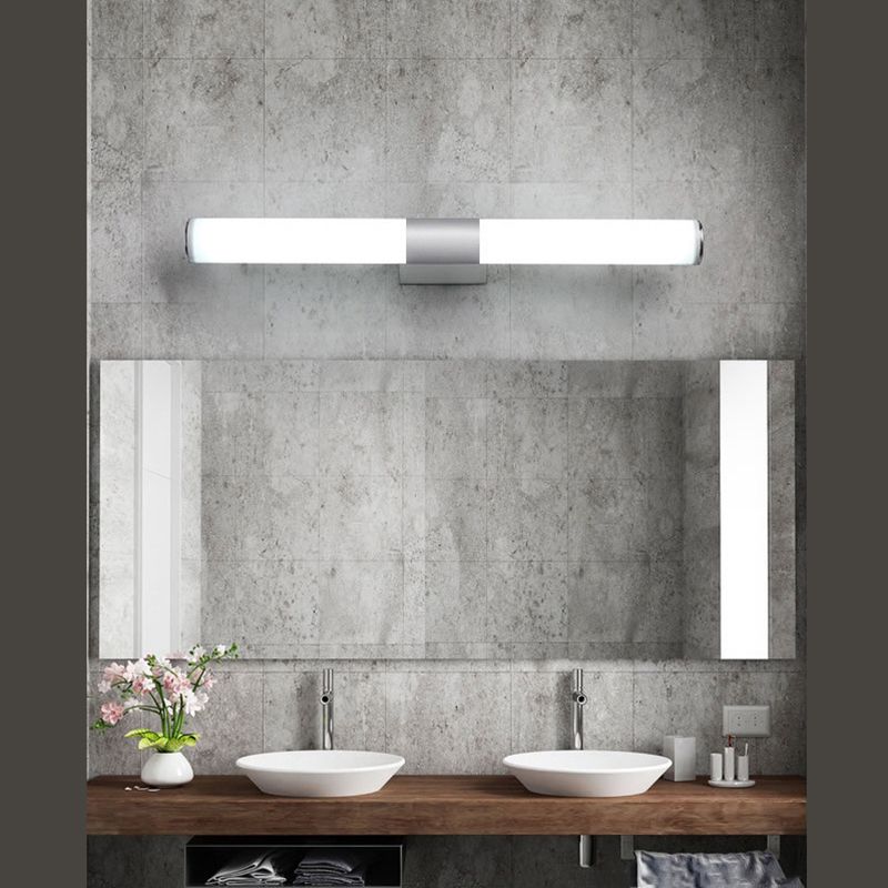 Estilo moderno Mirror de pared lineal Mirror delantero 2 luces Acrílico LED Light Strip