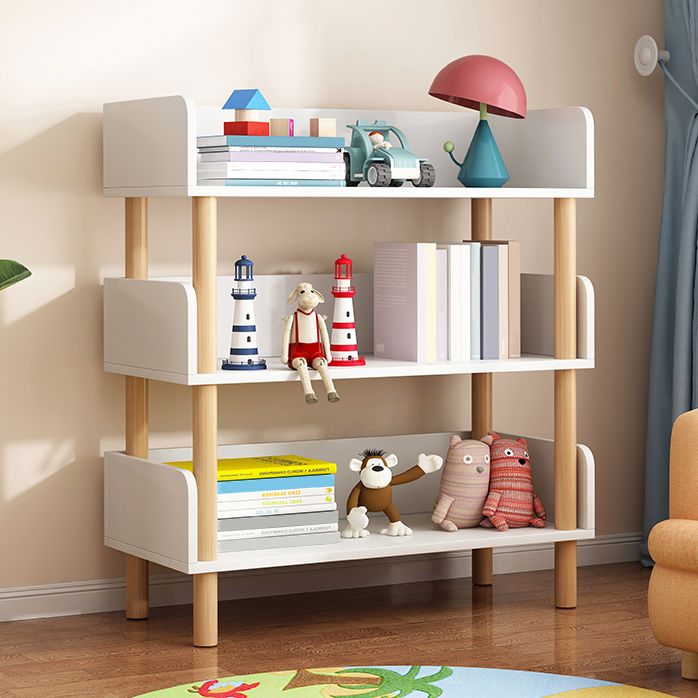 Modern Style Bookshelf Engineer Wood Open Back Bookcase for Home