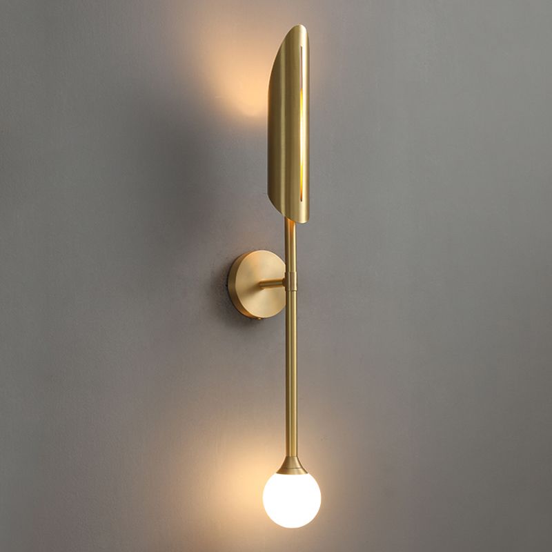 Lampada con appunti con appunti in stile moderno in stile moderno in metallo da letto da letto in rame in rame