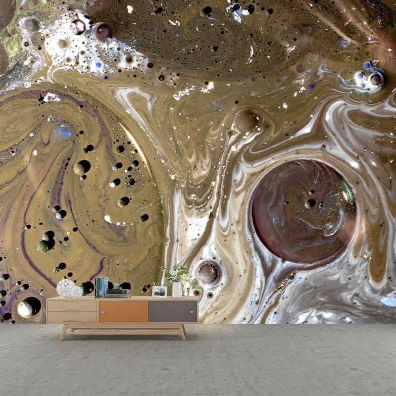 Modernist Abstract Mural Wallpaper for Sitting Room, Custom Size Available