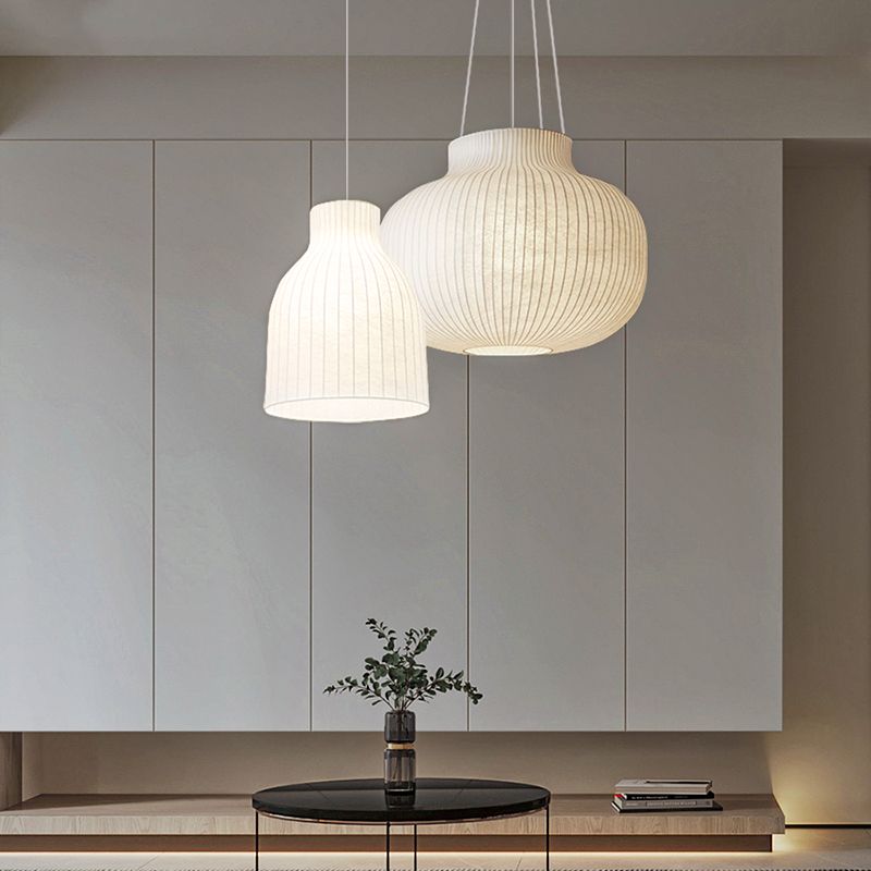 Ménage moderne suspendu en soie légère suspension pour le salon du salon