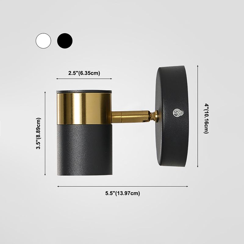 Modern Style Wall Sconce Rotatable Wall Light Fixtures for Hotel Bedroom