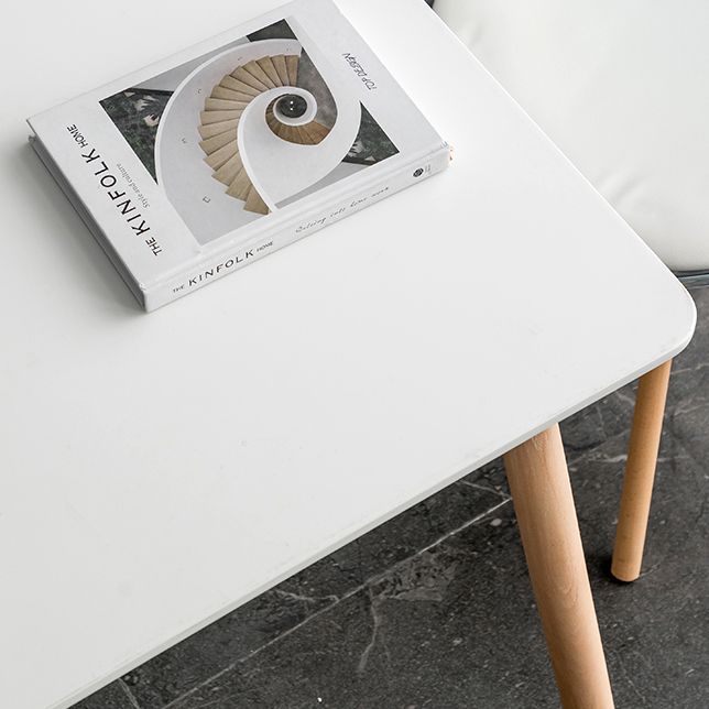 Eettafel in industriële stijl MDF 4 poten Eettafel voor eetkamer