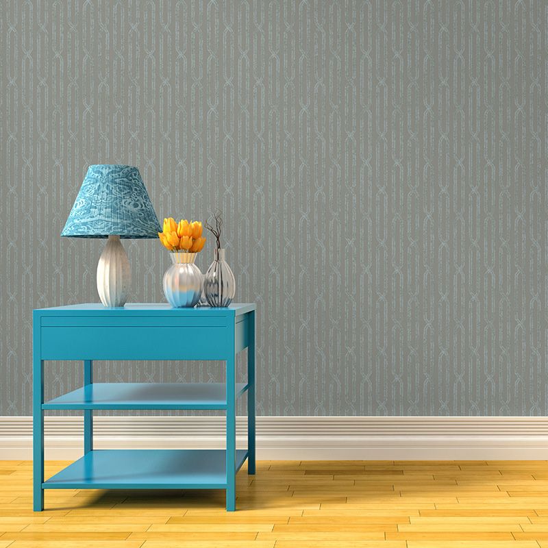 57,1 Quadratfuß. Minimalistische Tapetenrolle für die Wohnzimmerdekoration mit Farbblockdesign in natürlichen Farben
