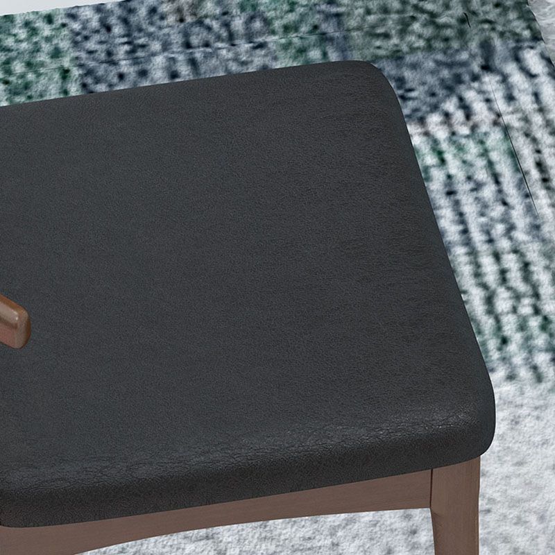 Silla lateral industrial con respaldo abierto para cocina, sillas laterales de comedor de madera