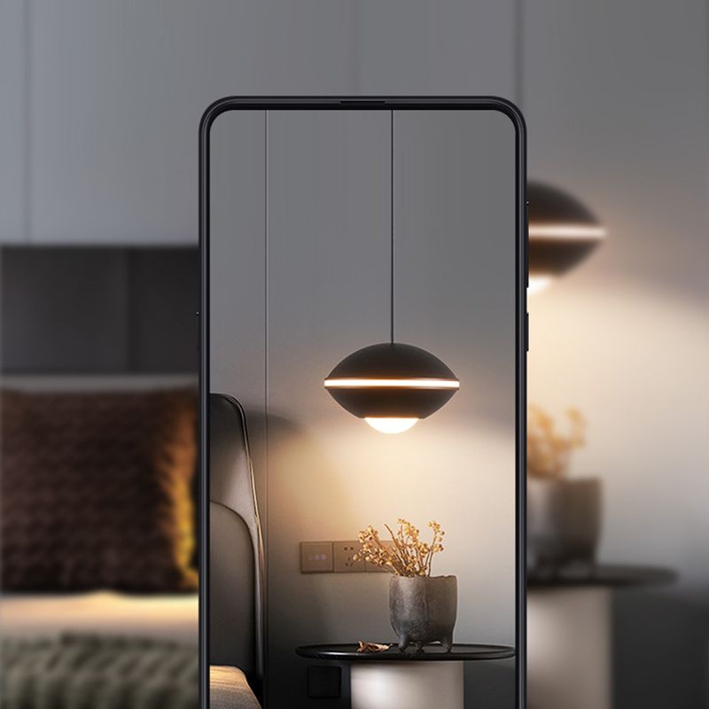 Postmodern Metal Pendant Light Aluminum LED Suspension Light for Bedside