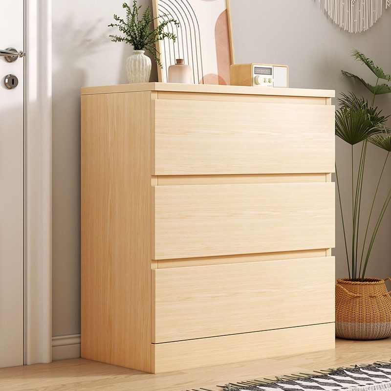 Modern Style Storage Chest Vertical Wooden Dresser with Drawers