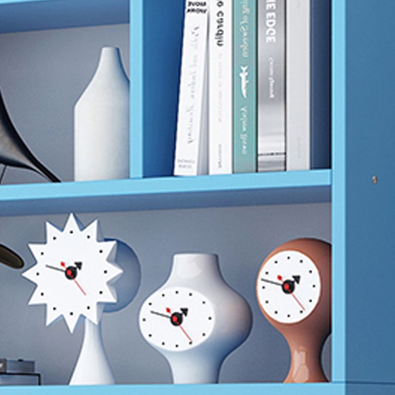 Contemporary Style Bookcase Wall Mounted Horizontal Bookshelf for Office and Home