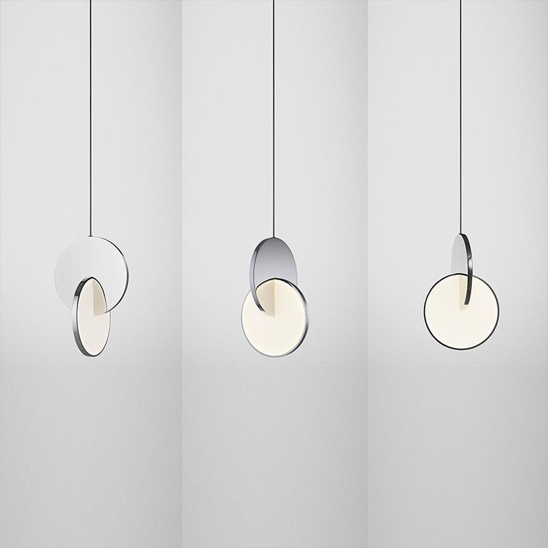 Nordic Metall Hanging Lamp Kit Circle LED Mini Anhänger Licht für Esszimmer