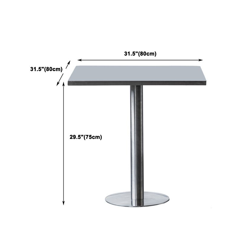 1/2/3/5 Pieces Industrial Bar Set Stainless Steel Bar Stool and Table Set