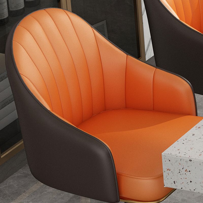 Industrial Backrest Bar Stool Adjustable Counter Stool for Hone