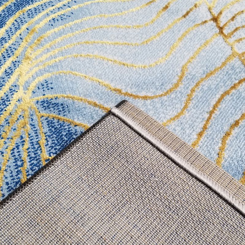 Multi gekleurde eenvoudige vloerkleed polyster abstract patroon binnen tapijt niet-slip achtersteuning vlekbestendig tapijt voor salon