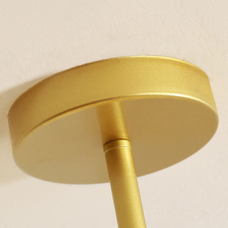 Nordic Trendy Firefly Chandelier Acrylic Living Room Ceiling Suspension Lamp in Gold