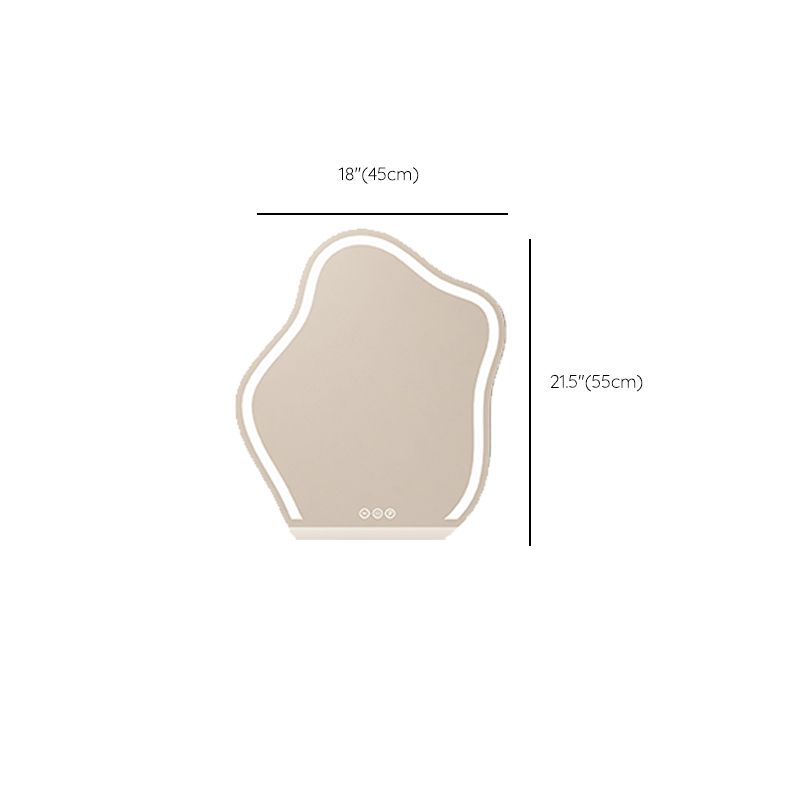 Contemporary Vanity Dressing Table in Beige with 2/5 Drawers