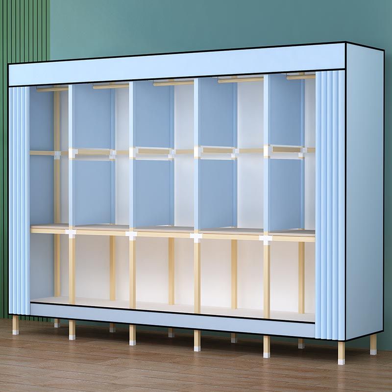 Contemporary Storage Cabinet Engineered Wood Wardrobe Closet