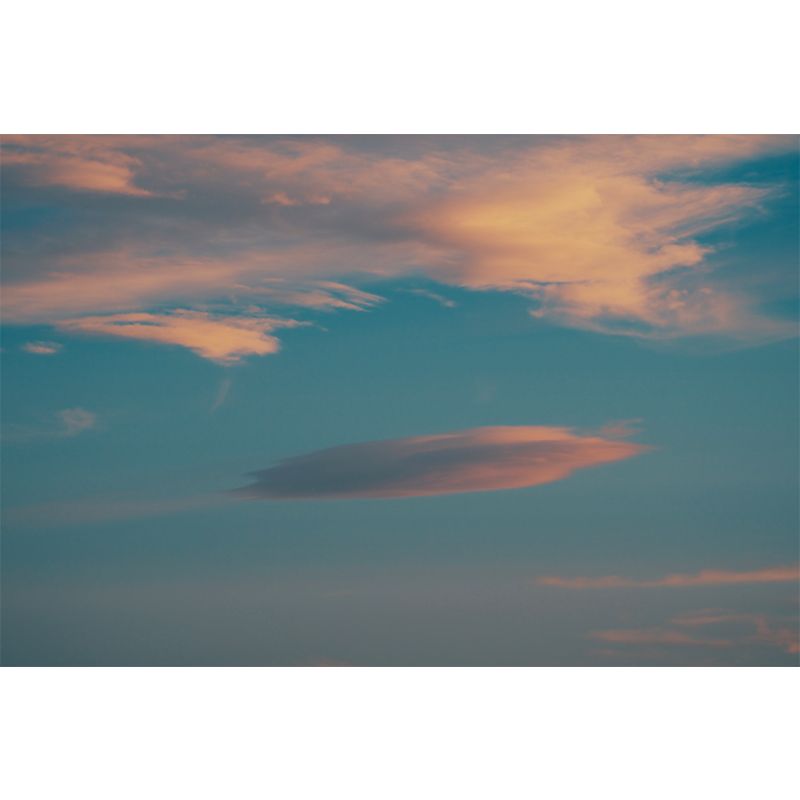 Beautiful Cloudscape Mural Wall Covering for Living Room, Stain Resistant